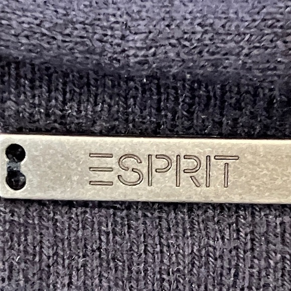 Esprit organic cotton women’s size small Open Front Cardigan - navy blue - Picture 12 of 12